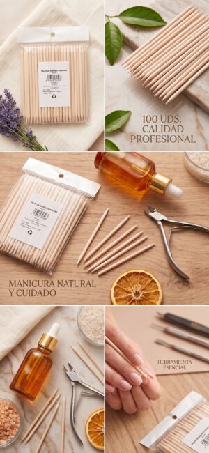 Palito de naranjo manicura 100 unids.
