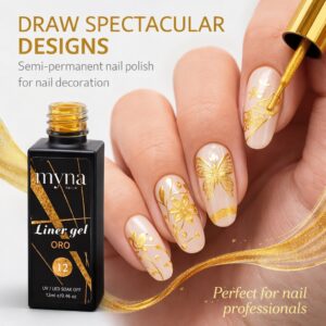 DECORACION ESMALTE PUNTA FINA DORADO