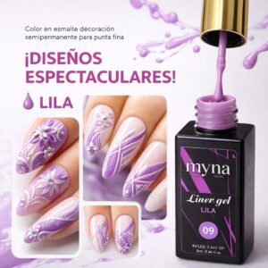 DECORACION ESMALTE PUNTA FINA LILA