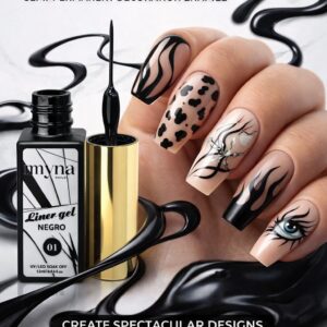 DECORACION ESMALTE PUNTA FINA NEGRO