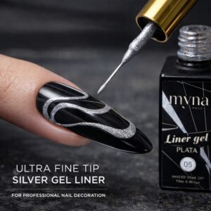 DECORACION ESMALTE PUNTA FINA PLATA