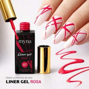 DECORACION ESMALTE PUNTA FINA ROSA