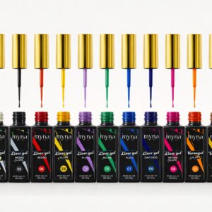 DECORACION KIT ESMALTE PUNTA FINA  12 colores