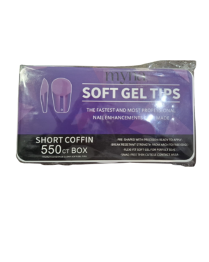 TIPS SOFT GEL SHORT COFFIN 550 pcs